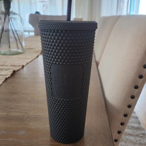 Disney edition Starbucks matte black studded tumbler